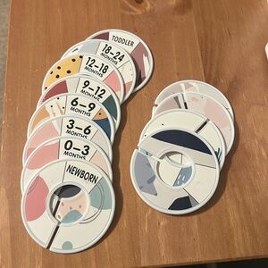 Baby-Toddler Closet Size Organizers
